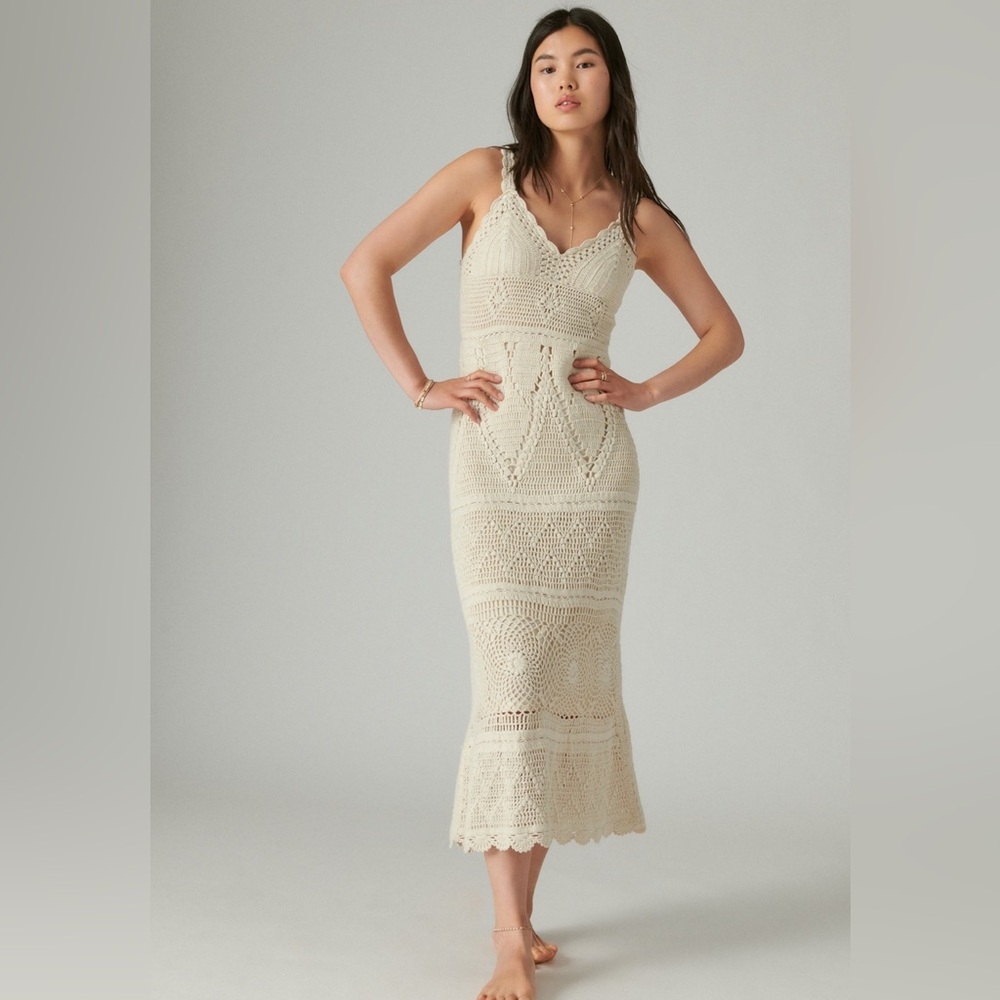 NWT Crochet Maxi Dress